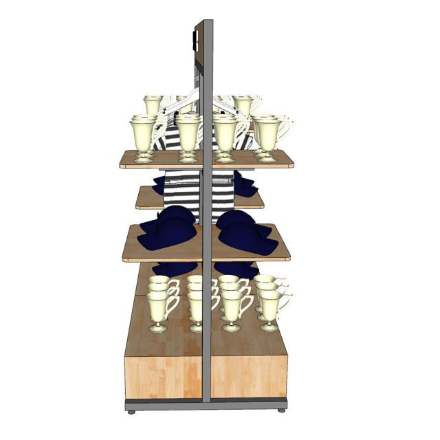 Kệ Trưng Bày Quà Lưu Niệm 2 Bên Theo Yêu Cầu - TK004