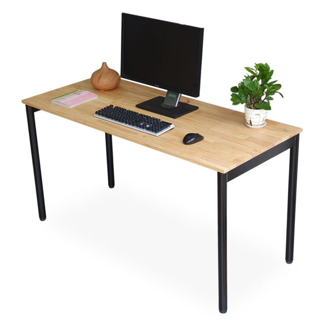 Bàn làm việc 140x60cm hệ OMA II gỗ cao su lắp ráp ngàm HBOM203 Bàn làm việc 140x60cm hệ OMA II gỗ cao su lắp ráp ngàm HBOM203