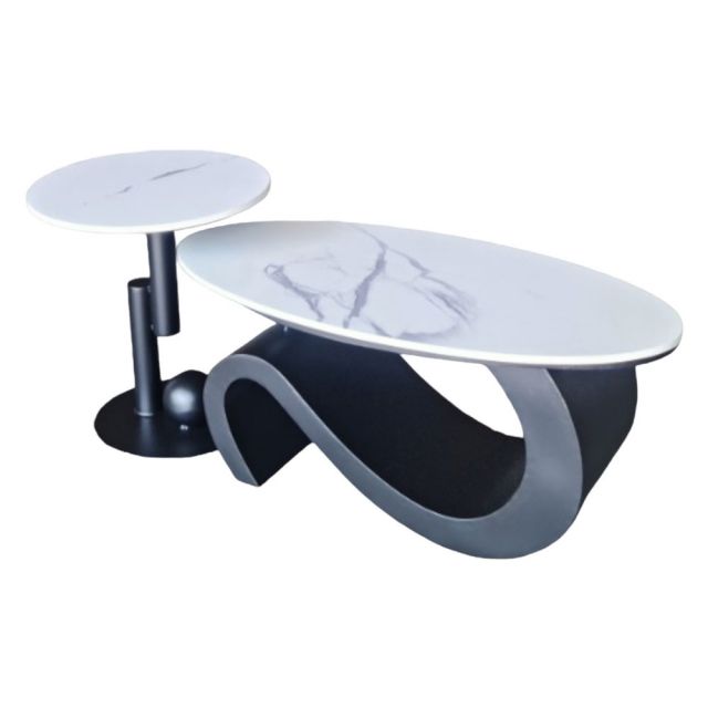 Bàn sofa đôi  SOTA mặt đá chân sắt TT68247 Bàn sofa đôi  SOTA mặt đá chân sắt TT68247