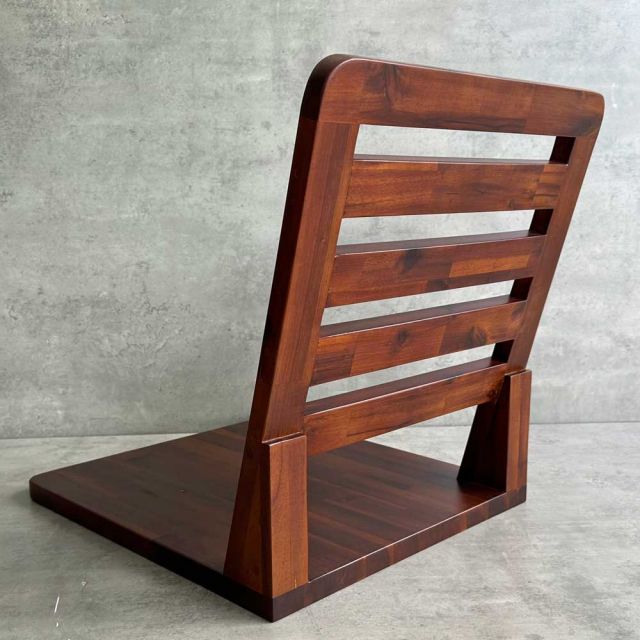 Ghế ngồi bệt lưng tựa gỗ tràm GB68015