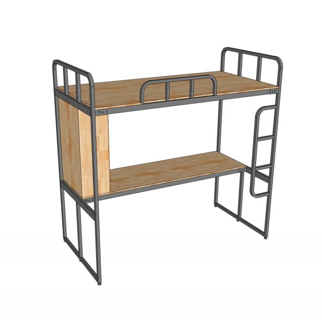 Giường tầng kết hợp bàn làm việc cho ký túc xá, nhà trọ TK093