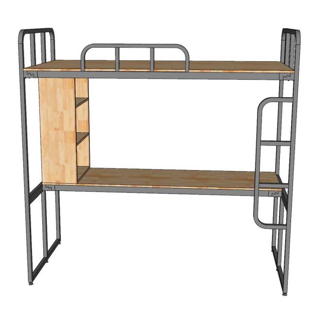 Giường tầng kết hợp bàn làm việc cho ký túc xá, nhà trọ TK093