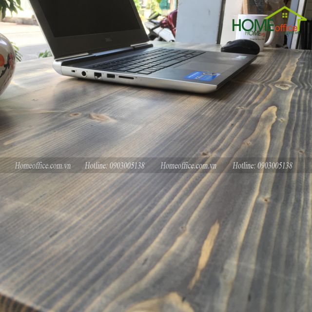 SPD68067 - Bàn làm việc SimpleDesk gỗ thông chân cách điệu 120x60x75 (cm)