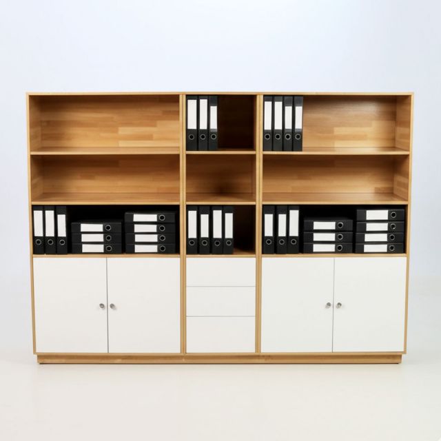 THS68008 - Tủ gỗ đựng hồ sơ văn phòng - 270x35x170 (cm) THS68008 - Tủ gỗ đựng hồ sơ văn phòng - 270x35x170 (cm)