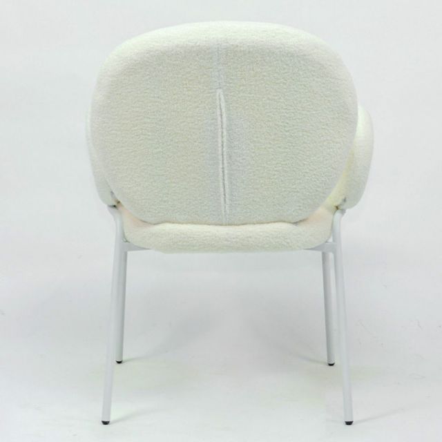 Ghế lưng tựa Winter Fluffy nệm bọc vải lông cừu GBC68038