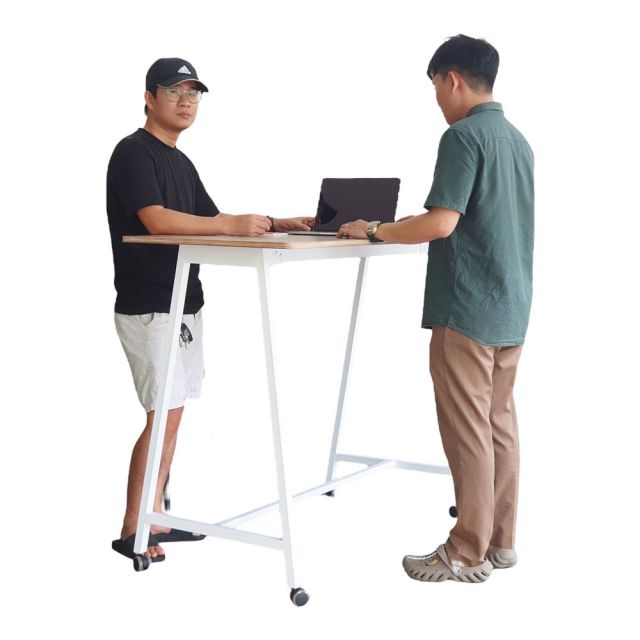 Bàn làm việc đứng FOS 140x60x105cm gỗ plywood chân chữ A HBMN040 Bàn làm việc đứng FOS 140x60x105cm gỗ plywood chân chữ A HBMN040