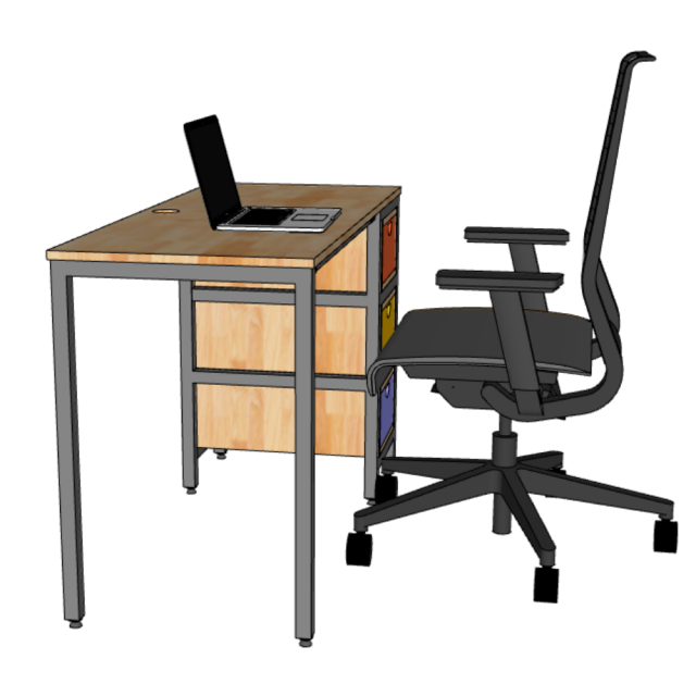 Bàn Học Có Ngăn Kéo Tiện Lợi 120x50Cm TK142