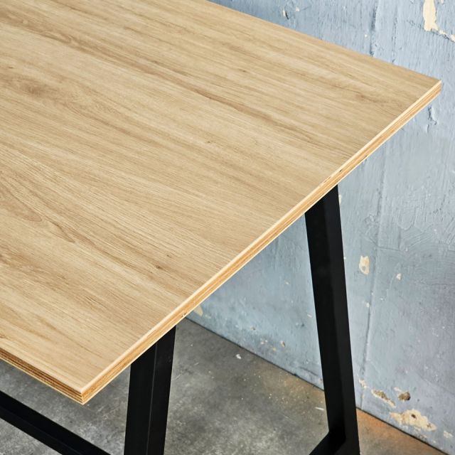 Bàn làm việc di động 140x60cm gỗ plywood chân sắt hệ bàn FOS FOS002