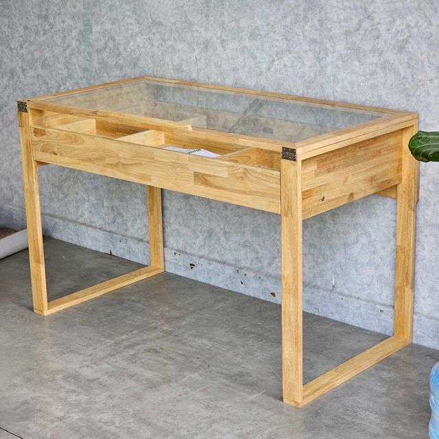 Bàn vẽ kiến trúc DraftingDesk 120x60cm mặt kính cường lực DD68003