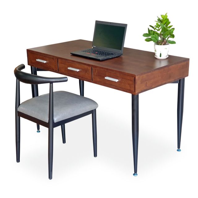 Combo bộ bàn ghế làm việc 120x60cm gỗ cao su CB68187 Combo bộ bàn ghế làm việc 120x60cm gỗ cao su CB68187