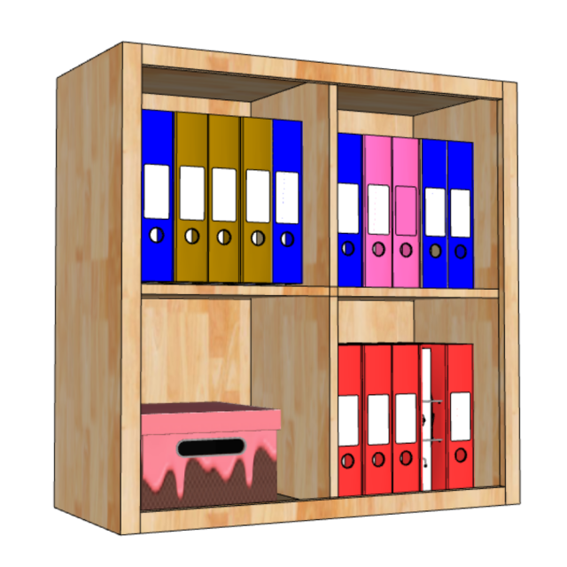 Tủ Gỗ Lưu Trữ Hồ Sơ TK156