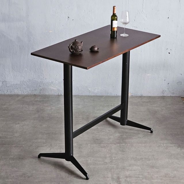 Bàn bar chữ nhật 120x60cm chân sắt sơn tĩnh điện BB023