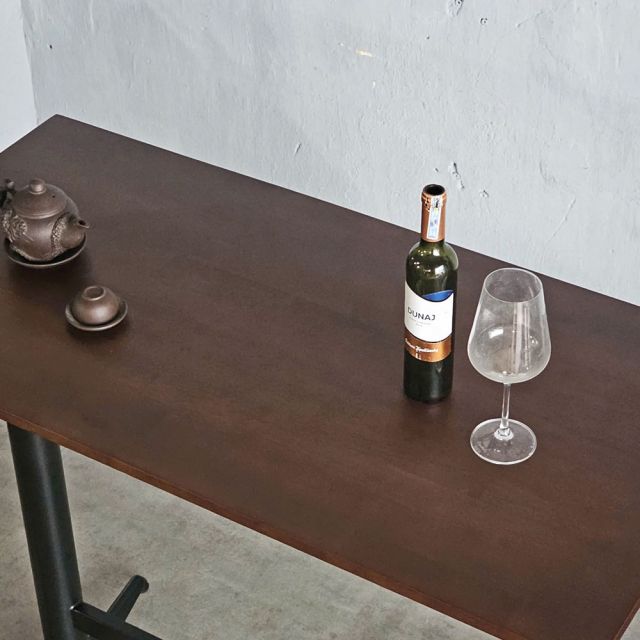 Bàn bar chữ nhật 120x60cm chân sắt sơn tĩnh điện BB023
