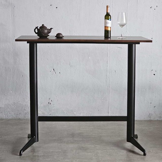 Bàn bar chữ nhật 120x60cm chân sắt sơn tĩnh điện BB023