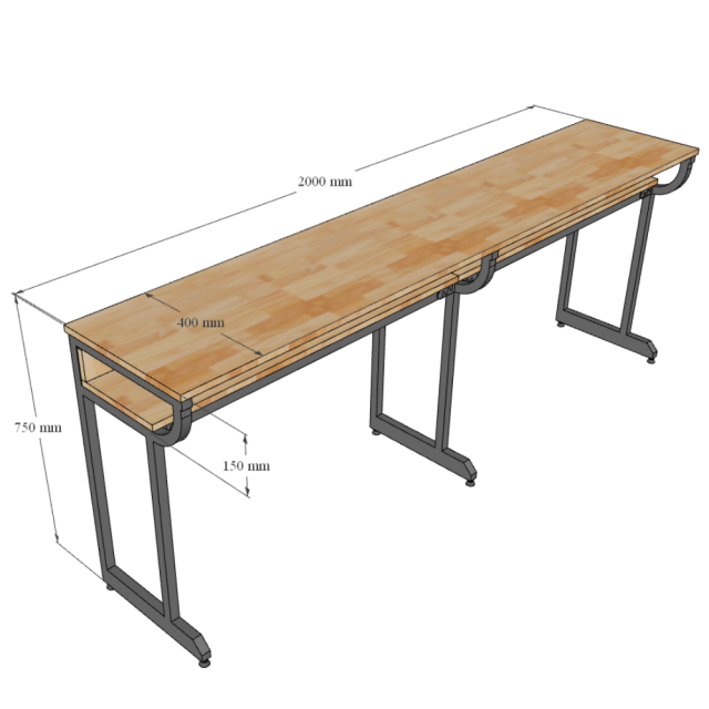 Bàn Học Sinh 4 Chổ Ngồi TK225 