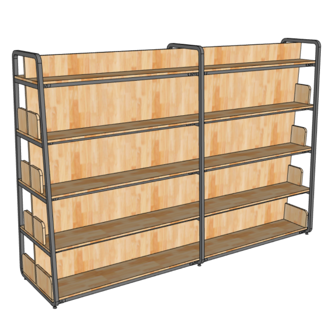 Kệ Sách Thư Viện Kích Thước Lớn TK241