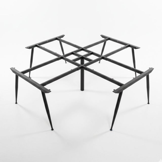 Chân sắt lắp ráp dùng cho bàn cụm 4 chữ thập 240x240cm HCCO024