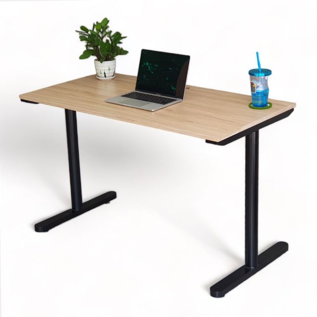 Bàn làm việc 120x60cm gỗ plywood chân sắt lắp ráp hệ TIO HBTO020 Bàn làm việc 120x60cm gỗ plywood chân sắt lắp ráp hệ TIO HBTO020
