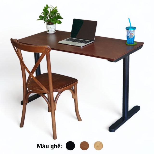 Combo bộ bàn ghế làm việc 120x60cm và 1 ghế Bistro CB68195 Combo bộ bàn ghế làm việc 120x60cm và 1 ghế Bistro CB68195