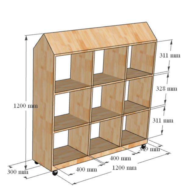 Giá Kệ Sách Di Động TK261