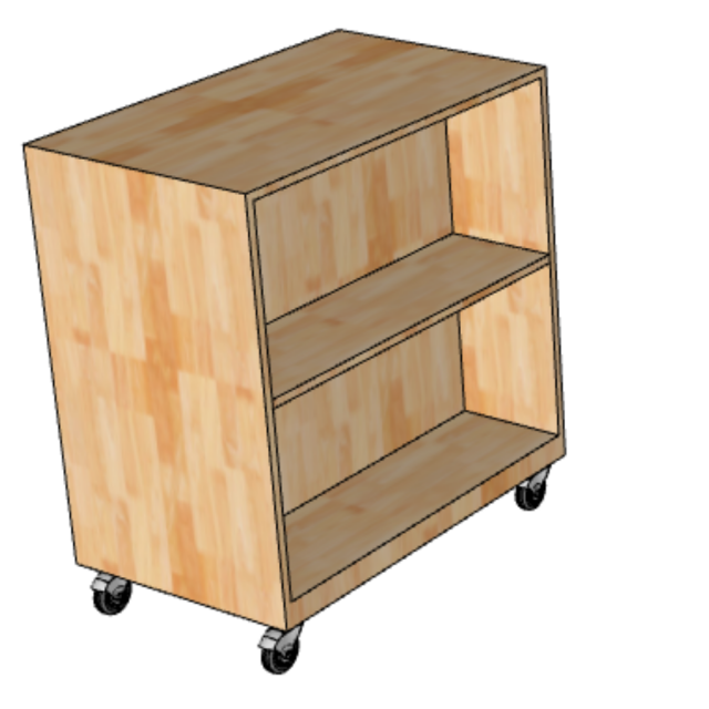 Giá Tủ Sách Di Động Hai Bên TK273
