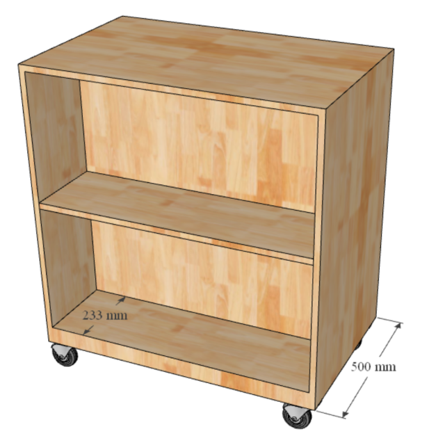 Giá Tủ Sách Di Động Hai Bên TK273