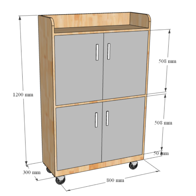 Tủ  Di Động TK276 