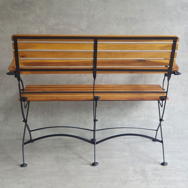 Ghế đôi gấp gọn REFORD gỗ tràm khung sắt GBD009