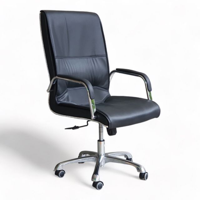 Ghế giám đốc chân xoay bọc nệm da MF873 Ghế giám đốc chân xoay bọc nệm da MF873