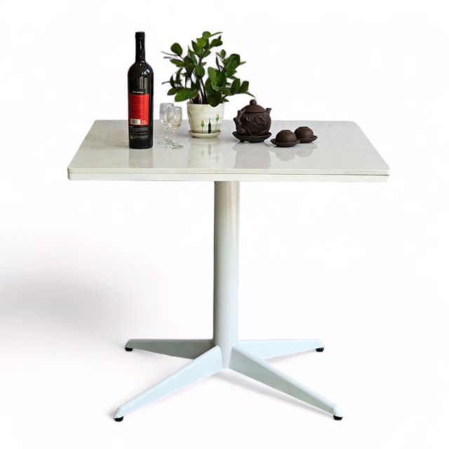 Bàn ăn vuông 80x70cm mặt đá BA68163 Bàn ăn vuông 80x70cm mặt đá BA68163