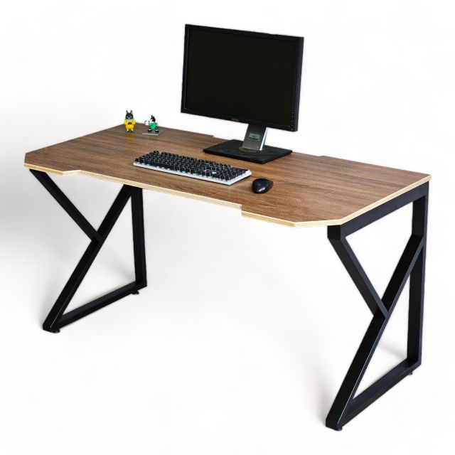 Bàn Gaming 140x70cm gỗ plywood chân sắt chữ K lắp ráp GD68071 Bàn Gaming 140x70cm gỗ plywood chân sắt chữ K lắp ráp GD68071