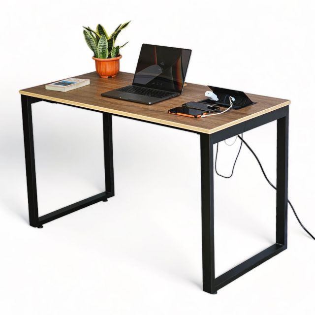 Bàn ZDesk tích hợp hộp điện gỗ Plywood chân sắt lắp ráp ZD005 Bàn ZDesk tích hợp hộp điện gỗ Plywood chân sắt lắp ráp ZD005