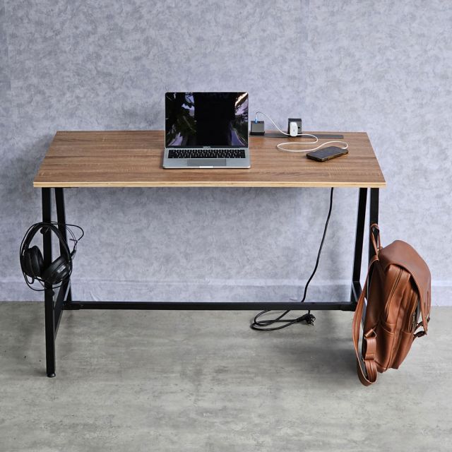 Bàn ZDesk tích hợp rãnh trượt cắm điện âm bàn 120x60cm gỗ plywood ZD009