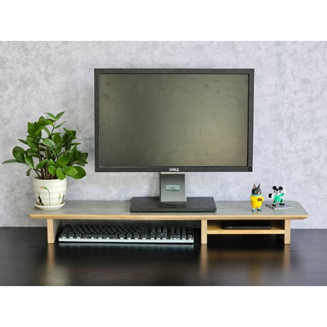 Kệ màn hình máy tính 100x20x10cm gỗ plywood MS68018