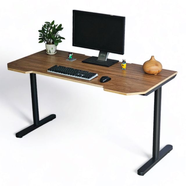 Bàn Gaming 140x70cm gỗ plywood chân sắt TIO lắp ráp GD68077 Bàn Gaming 140x70cm gỗ plywood chân sắt TIO lắp ráp GD68077