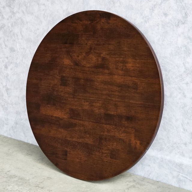 Mặt bàn tròn đường kính 60cm gỗ cao su dày 17mm đã xử lý chống thấm MB043