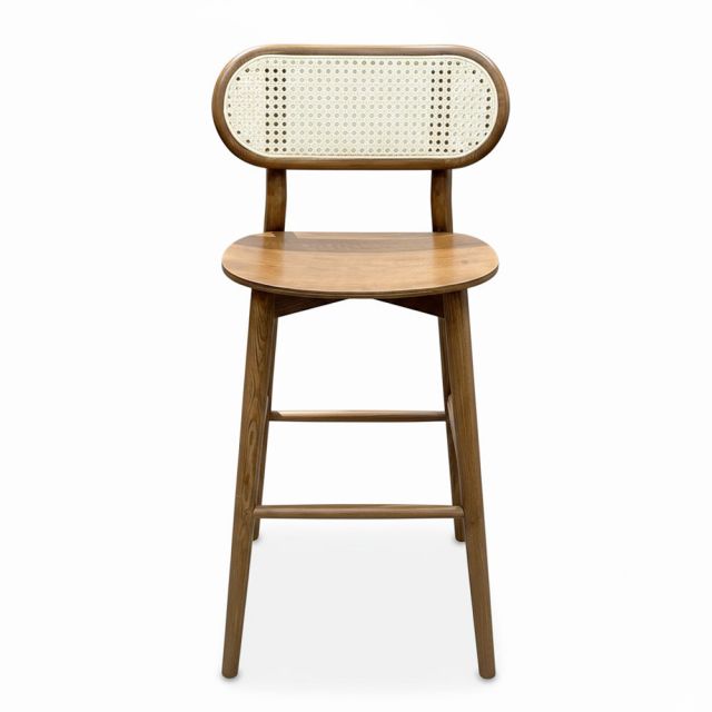 Ghế bar khung gỗ lưng lưới mắt cáo GBSK013 Ghế bar khung gỗ lưng lưới mắt cáo GBSK013