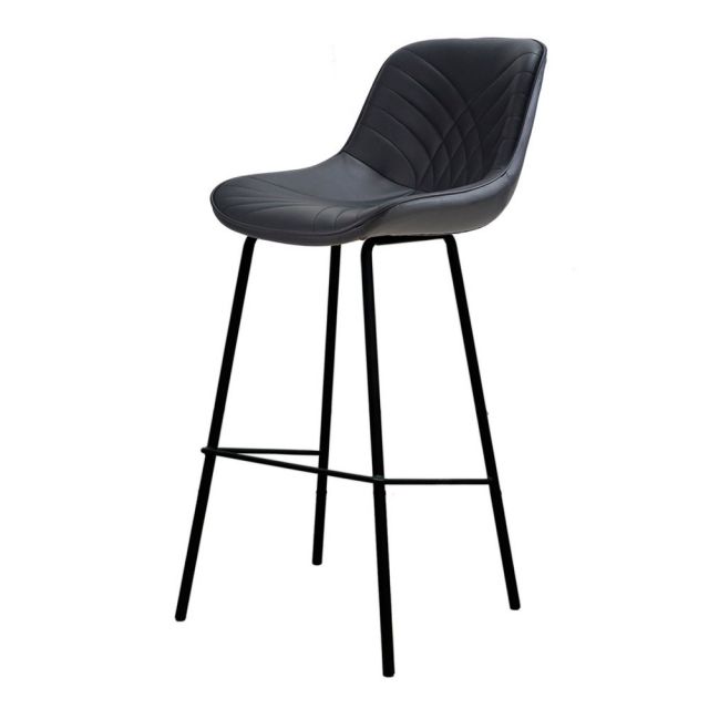 Ghế bar bọc nệm da Nappa chân sắt sơn tĩnh điện GBAK015 Ghế bar bọc nệm da Nappa chân sắt sơn tĩnh điện GBAK015