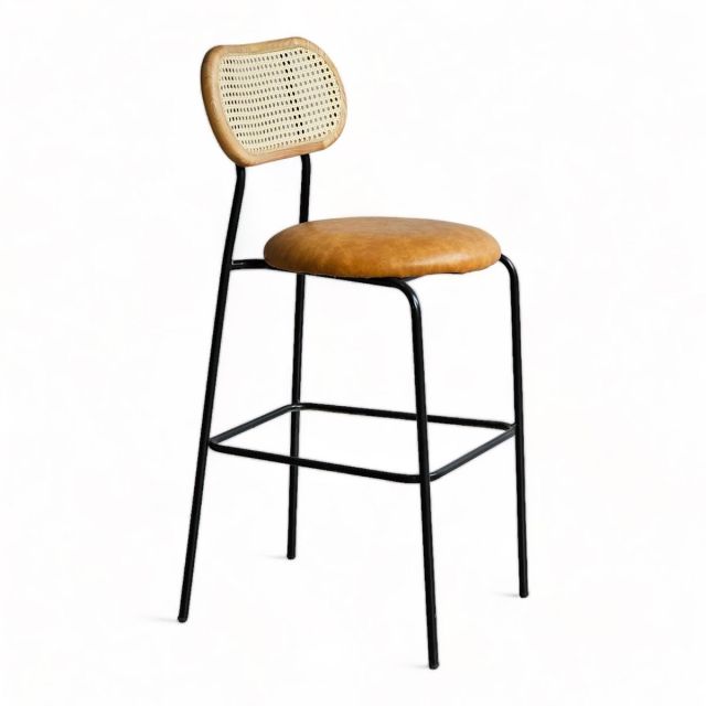 Ghế bar Henry lưng lưới mắt cáo khung sắt bọc nệm GBSK016 Ghế bar Henry lưng lưới mắt cáo khung sắt bọc nệm GBSK016