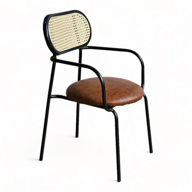 Ghế Henry có tay tựa lưng lưới mắt cáo khung sắt bọc nệm GCF170 Ghế Henry có tay tựa lưng lưới mắt cáo khung sắt bọc nệm GCF170