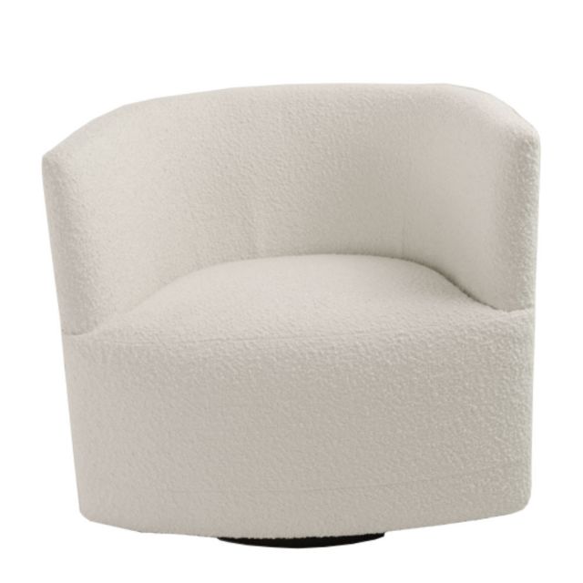 Ghế sofa xoay CLUB bọc nệm vải BOUCLÉ GSD68080