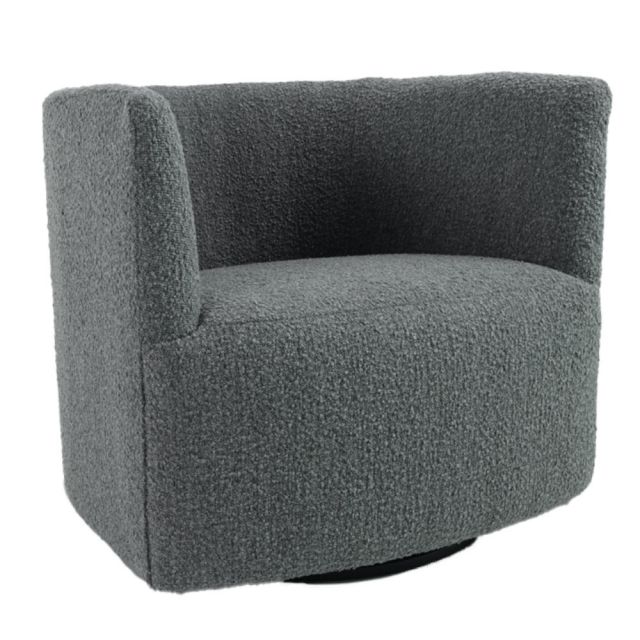 Ghế sofa xoay CLUB bọc nệm vải BOUCLÉ GSD68080