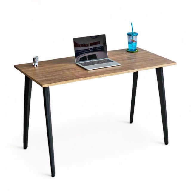 Bàn làm việc 120x60cm gỗ plywood chân sắt hệ Đa Giác HDG003 Bàn làm việc 120x60cm gỗ plywood chân sắt hệ Đa Giác HDG003
