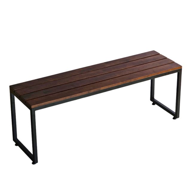 Ghế băng dài 120x35cm gỗ cao su chân sắt sơn tĩnh điện GBD025 Ghế băng dài 120x35cm gỗ cao su chân sắt sơn tĩnh điện GBD025