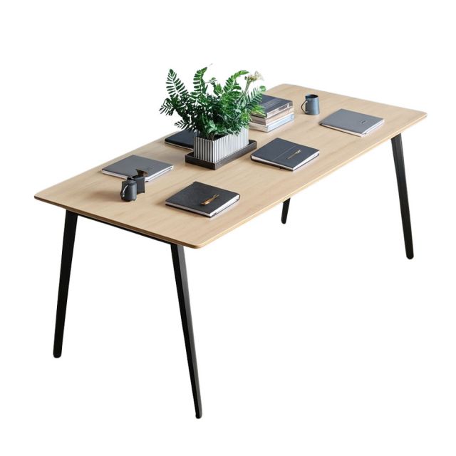 Bàn họp 180x80cm gỗ Plywood phủ melamin chân Đa Giác HDG016 Bàn họp 180x80cm gỗ Plywood phủ melamin chân Đa Giác HDG016