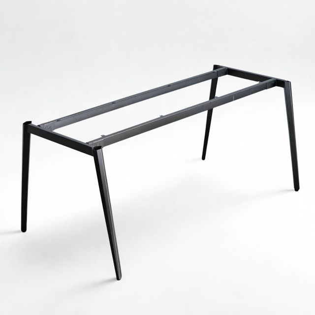 Chân sắt lắp ráp cho bàn họp 180x90cm hệ Đa Giác sơn tĩnh điện CHDG014