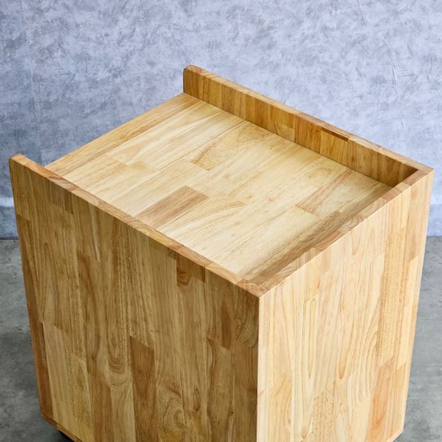 Tủ cá nhân di động 3 ngăn 50x40x50cm gỗ cao su TCN68044