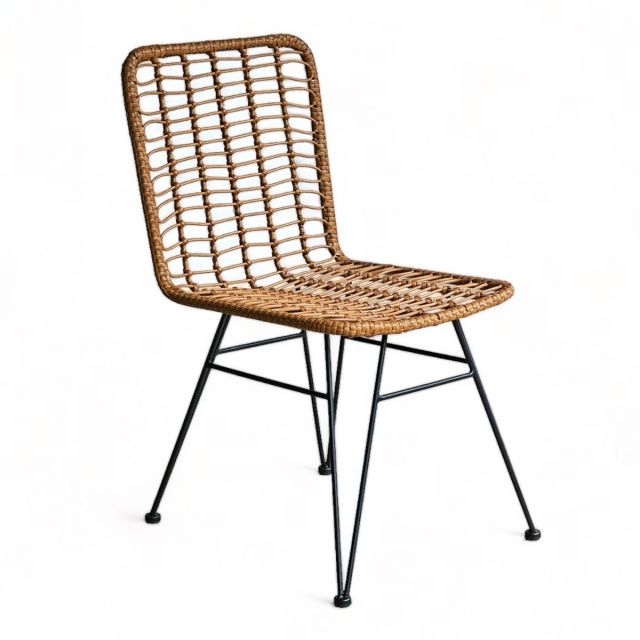 Ghế đan lưới giả mây khung sắt GCF186 Ghế đan lưới giả mây khung sắt GCF186