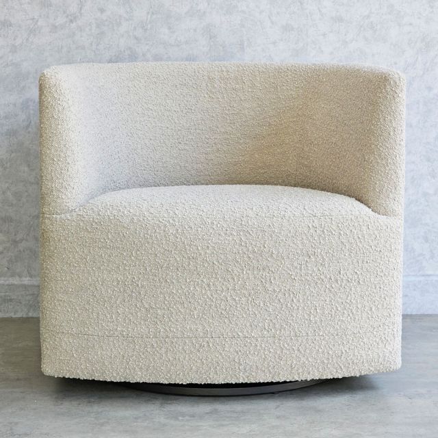 Ghế sofa xoay CARTEL bọc nệm vải BOUCLÉ GSD68088