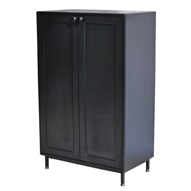 Tủ giày 4 tầng 80x35x90cm gỗ cao su sơn màu đen KG68070 Tủ giày 4 tầng 80x35x90cm gỗ cao su sơn màu đen KG68070